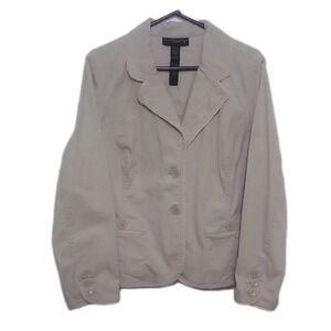 Venezia Lane Bryant Women's Jacket 18/20. Tan Colored. Button Front.